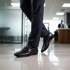 Men’s Black Premium Formal Loafers | Soft Padding Hand-Made Article