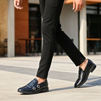 Monk Strap Black Loafer