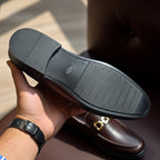 Moon Light Pattern Brown Premium Loafer