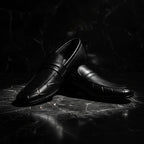 Men’s Black Premium Formal Loafers | Soft Padding Hand-Made Article