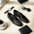 Moon Light Pattern Black Premium Loafer