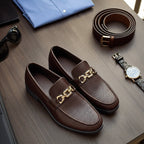 Moon Light Pattern Black Premium Loafer